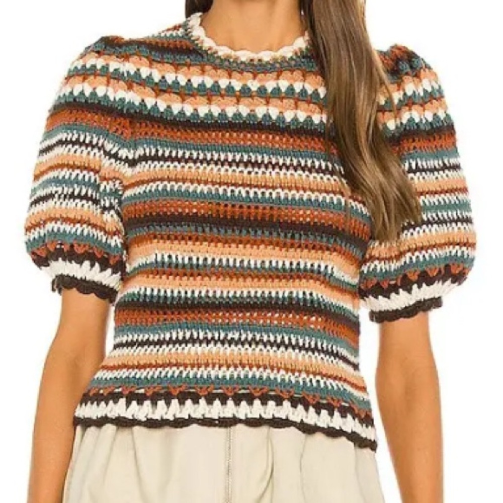 Ulla Johnson Crochet Irene Pullover